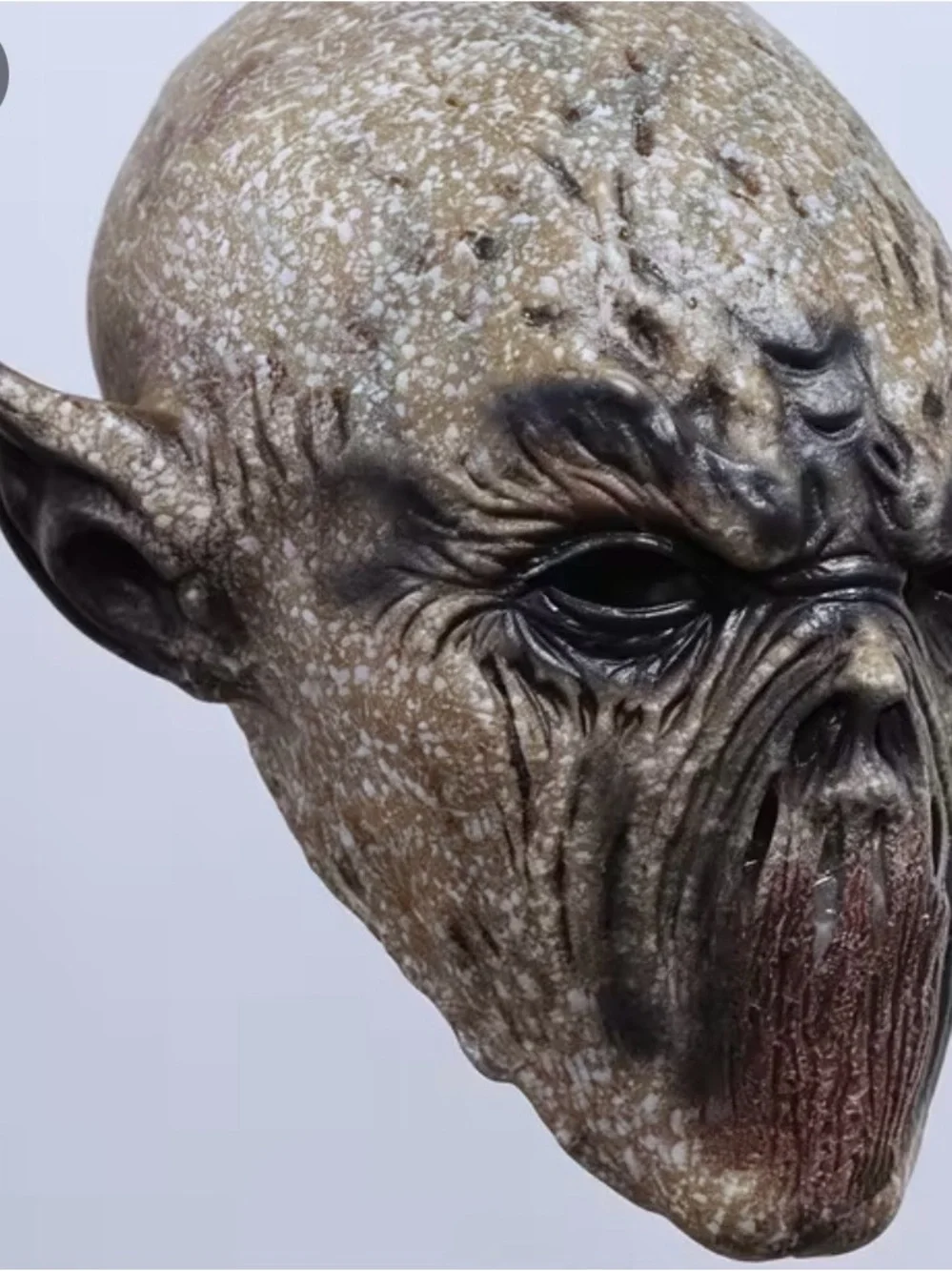 Horror Creature Decorative Mask - Brown Accent - Unbranded